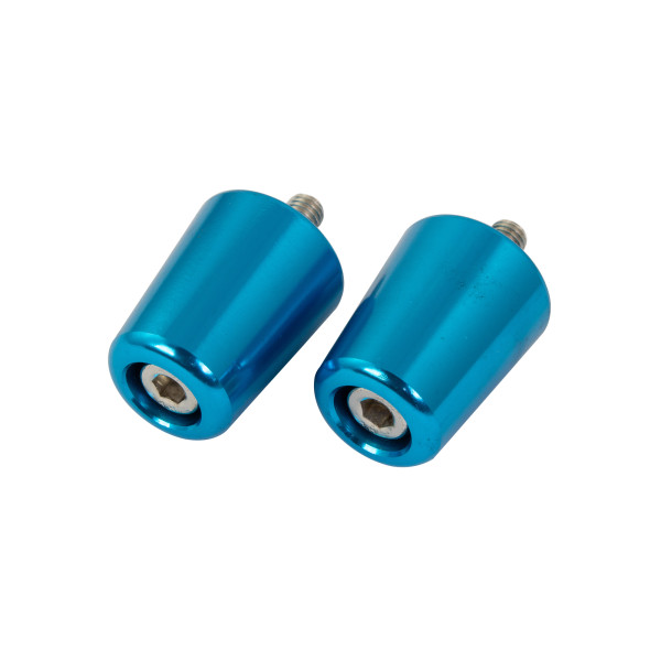 bike it Bike it alloy kawasaki flush type blue bar end weights